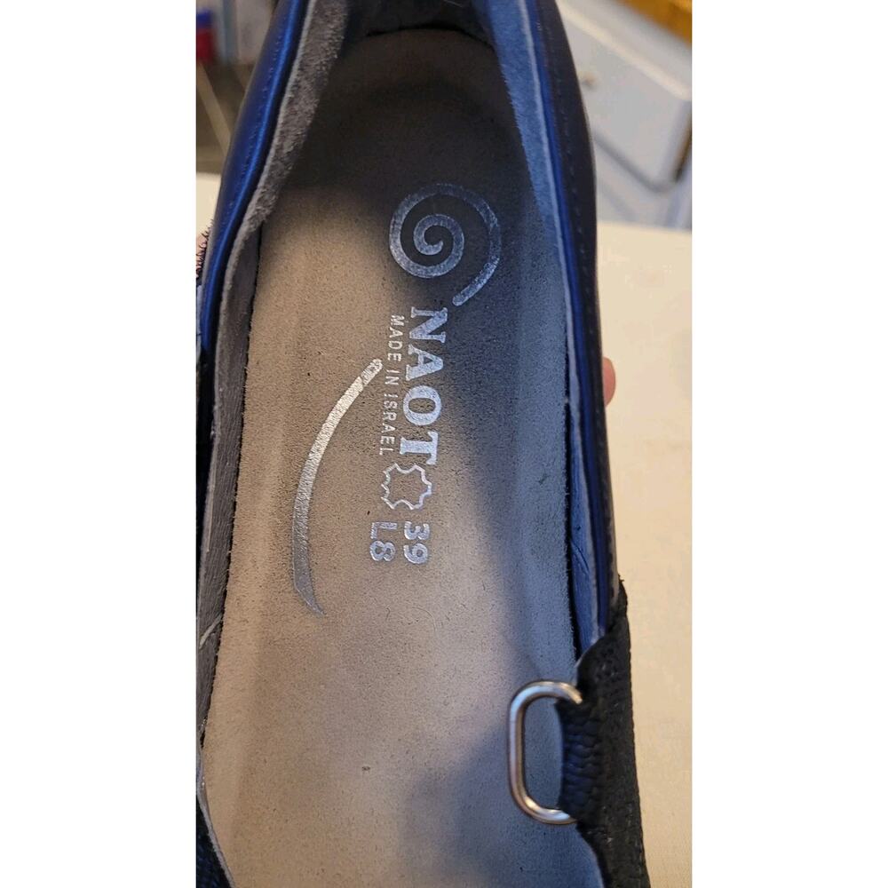 NAOT Blue Luga Mary Jane Shoes Size 39 US 8 to 8.5 Outdoor Comfort Preppy - Picture 4 of 13